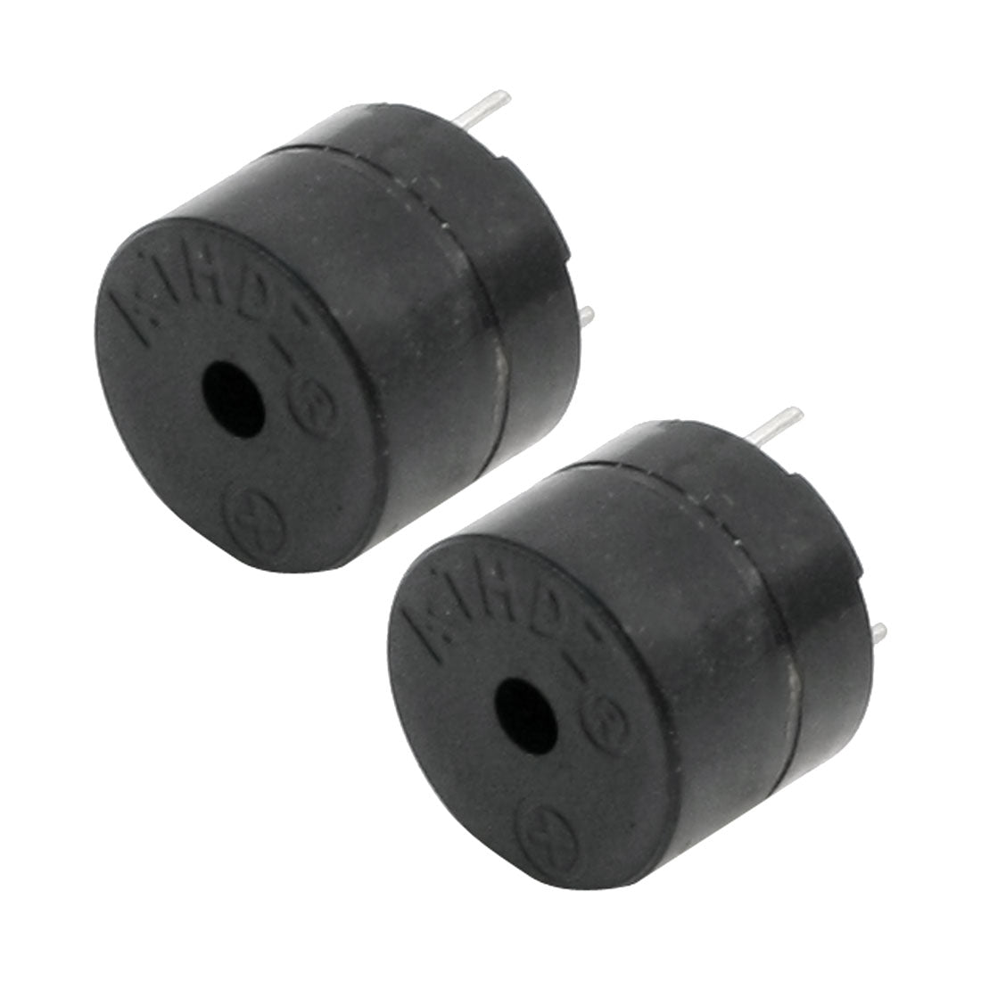 uxcell Uxcell DC 5V 85dB Industrial Black Active Electronic Buzzer 2pcs