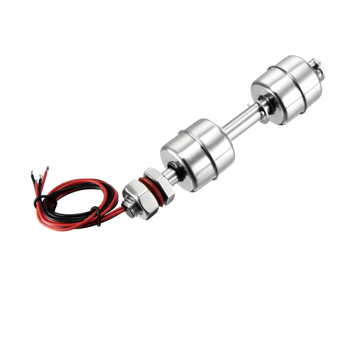 Uxcell Stainless Steel Two Ball Water Level Sensor Float Switch 121mm ...