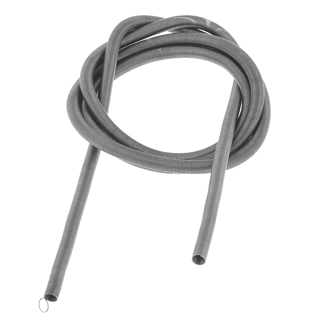 uxcell Uxcell 1 Meter one Loop End Long Metal Gray Tension Spring 100cm x 0.5cm