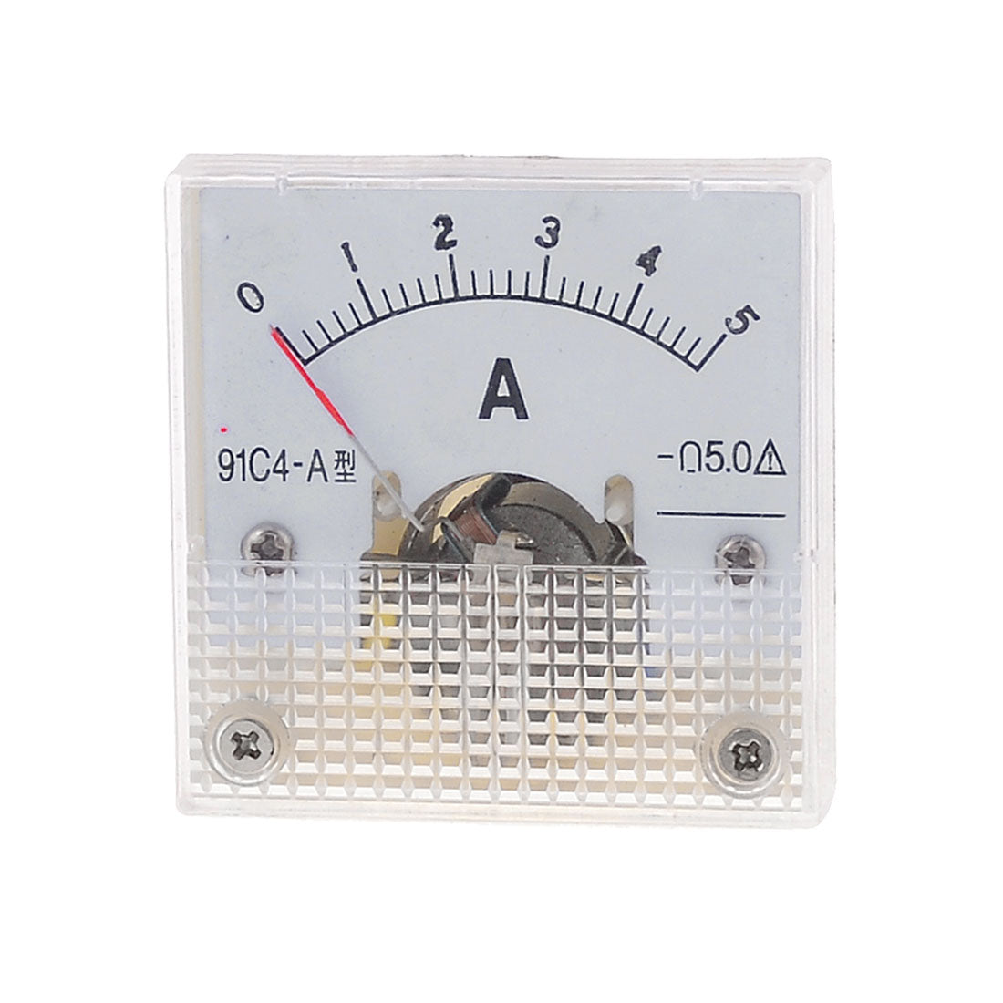 uxcell Uxcell Class 5 Accuracy DC 0-5A Dial Analog Panel Ampere Meter 91C4