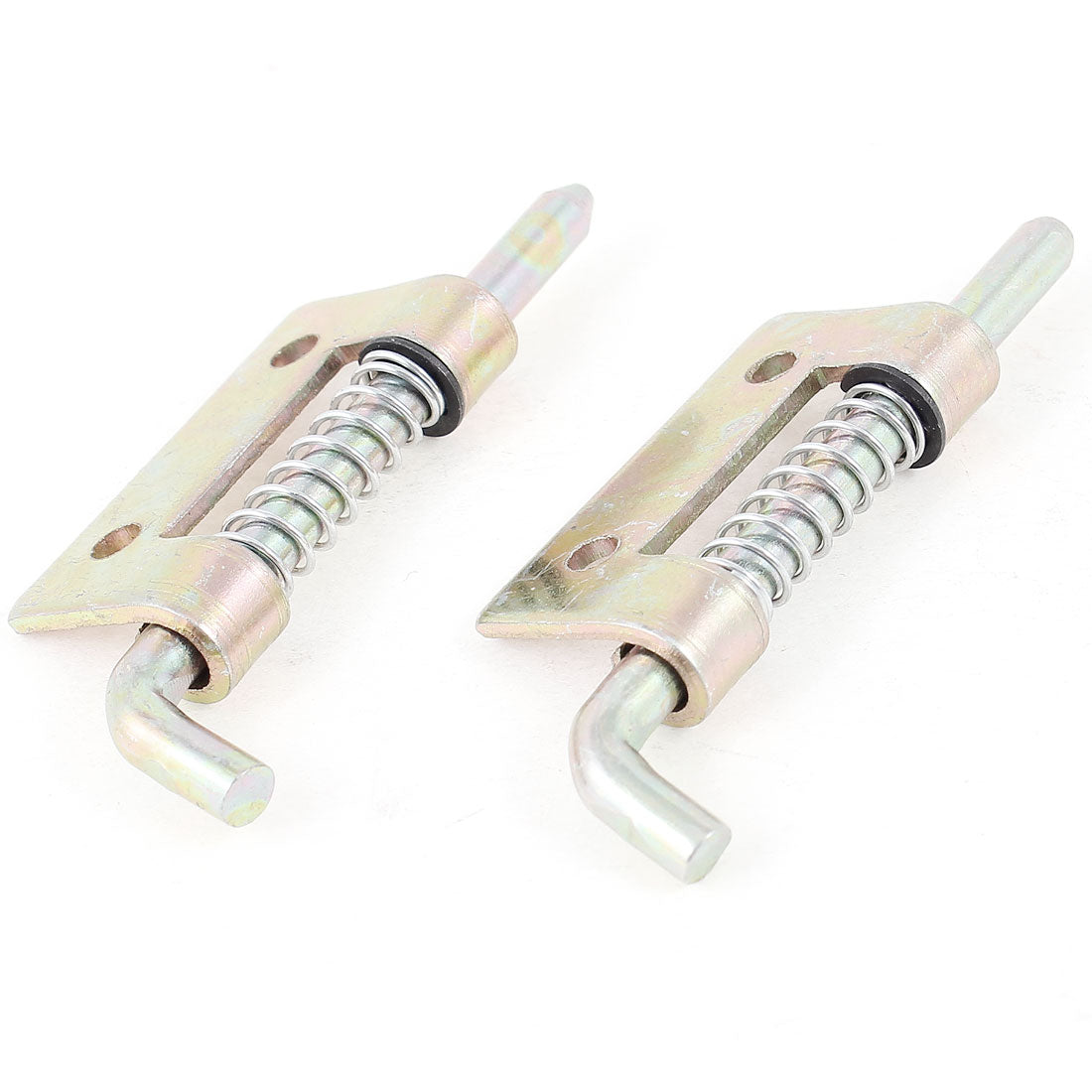 uxcell Uxcell 2 Pcs Right-handed Spring Loaded Lock Barrel Bolt Latch 5.5cm Length