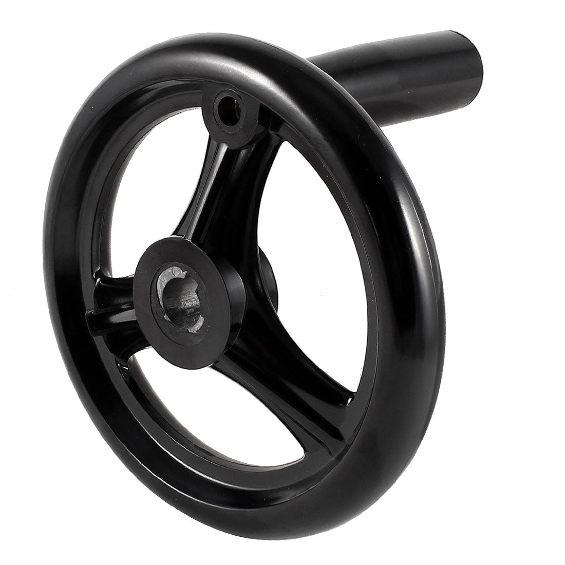 uxcell Uxcell Woodworker Table Belt Drive Saw Tilt Handwheel Black for 12mm Shaft