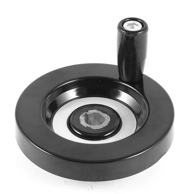 Harfington Uxcell Replacement 10mm x 80mm Hand Wheel w Removable Revolving Handle