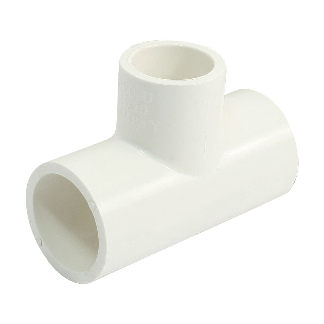 uxcell Uxcell T Shape Reducer Tee White PVC-U Pipe Connect Coupler Fitting 25x20mm