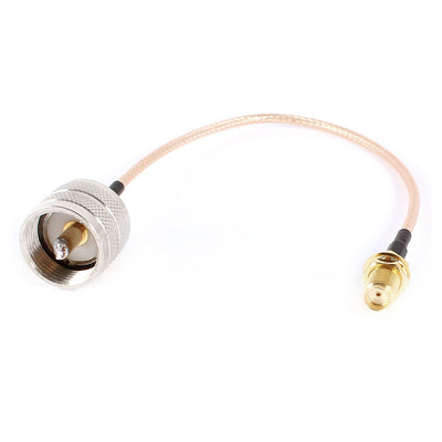 Harfington Uxcell SMA Female to UHF Male Connector Pigtail RG316 Coaxial Cable 21cm