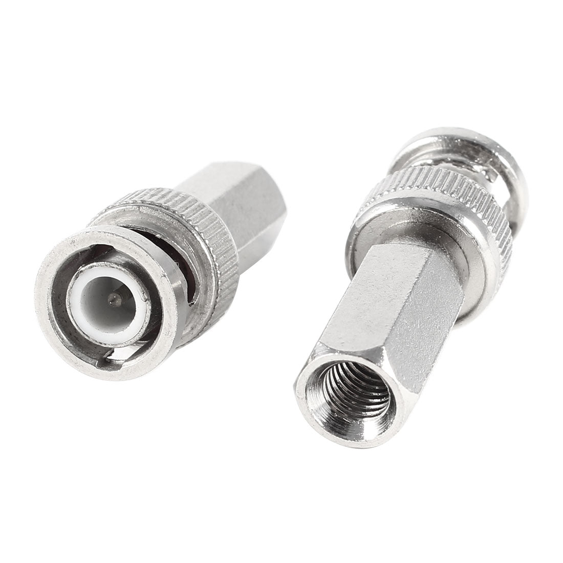 uxcell Uxcell 2 Pcs BNC Male RF Connector to 5.4mm Female Threaded Adapter