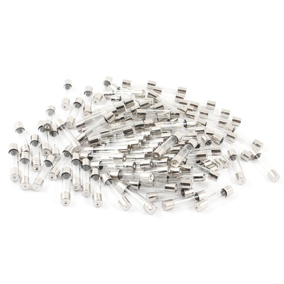 uxcell Uxcell 100 Pcs Electric Equipment Parts 6mm x 30mm Glass Tube Fuses 15A 250V