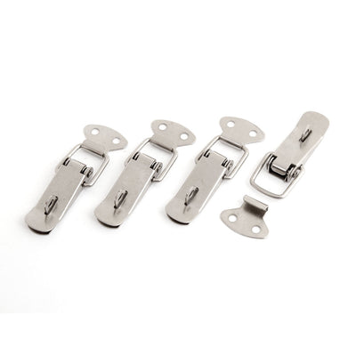 Harfington Uxcell 4.4cm Long Spring Loaded Fittings Toggle Latch Catch 4 Set