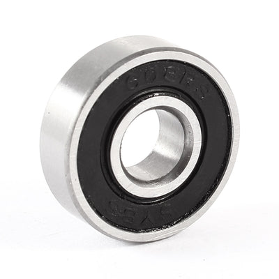 uxcell Uxcell 8mm x 22mm x 7mm Sealing Rubber Deep Groove Radial Ball Bearing 608RS