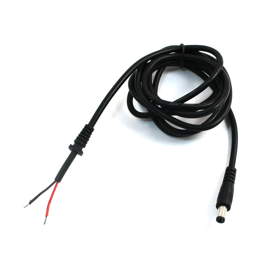 uxcell Uxcell DC 5.5 x 2.1mm Male Power Cable Cord 4.9Ft for CCTV Camera