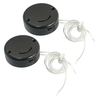 Harfington Uxcell 2Pcs  CR2035 Coin Button Cell Battery Holder on/off Switch Black