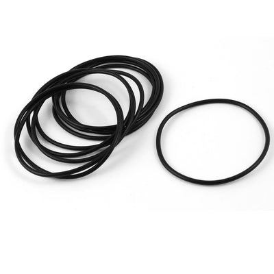 Harfington Uxcell 10PCS 64mm Outside Dia 3mm Thickness Rubber Oil Filter Seal Gasket O Rings