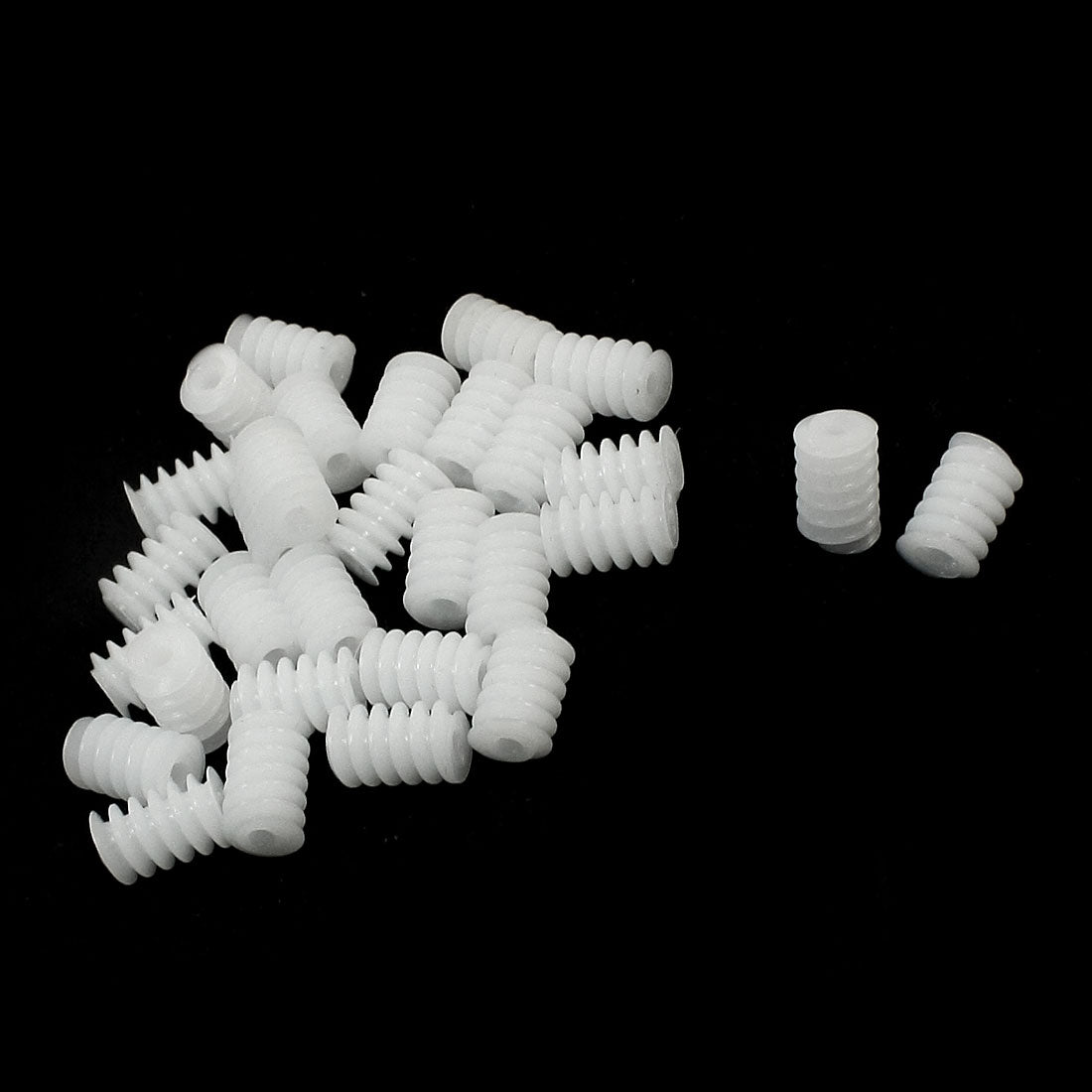 uxcell Uxcell 30 Pcs,2mm x 6mm x 9.5mm Plastic Worm Gear for DIY Motor Reduction Box