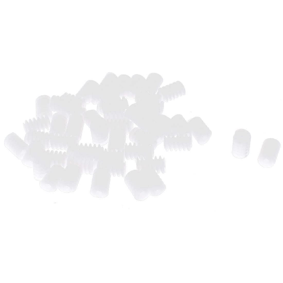 uxcell Uxcell 50Pcs,2mm x 6mm x 9.5mm Plastic Worm Gear for DIY Motor Reduction Box