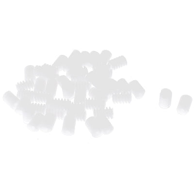 Harfington Uxcell 50Pcs,2mm x 6mm x 9.5mm Plastic Worm Gear for DIY Motor Reduction Box