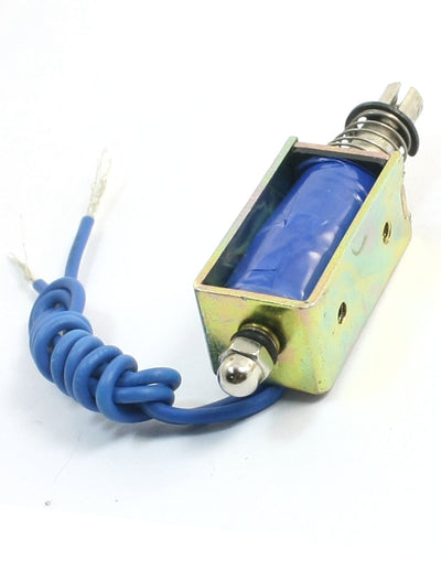 Harfington Uxcell DC 12V 5N Force 10mm Stroke Push Pull Type Electric Solenoid Electromagnet