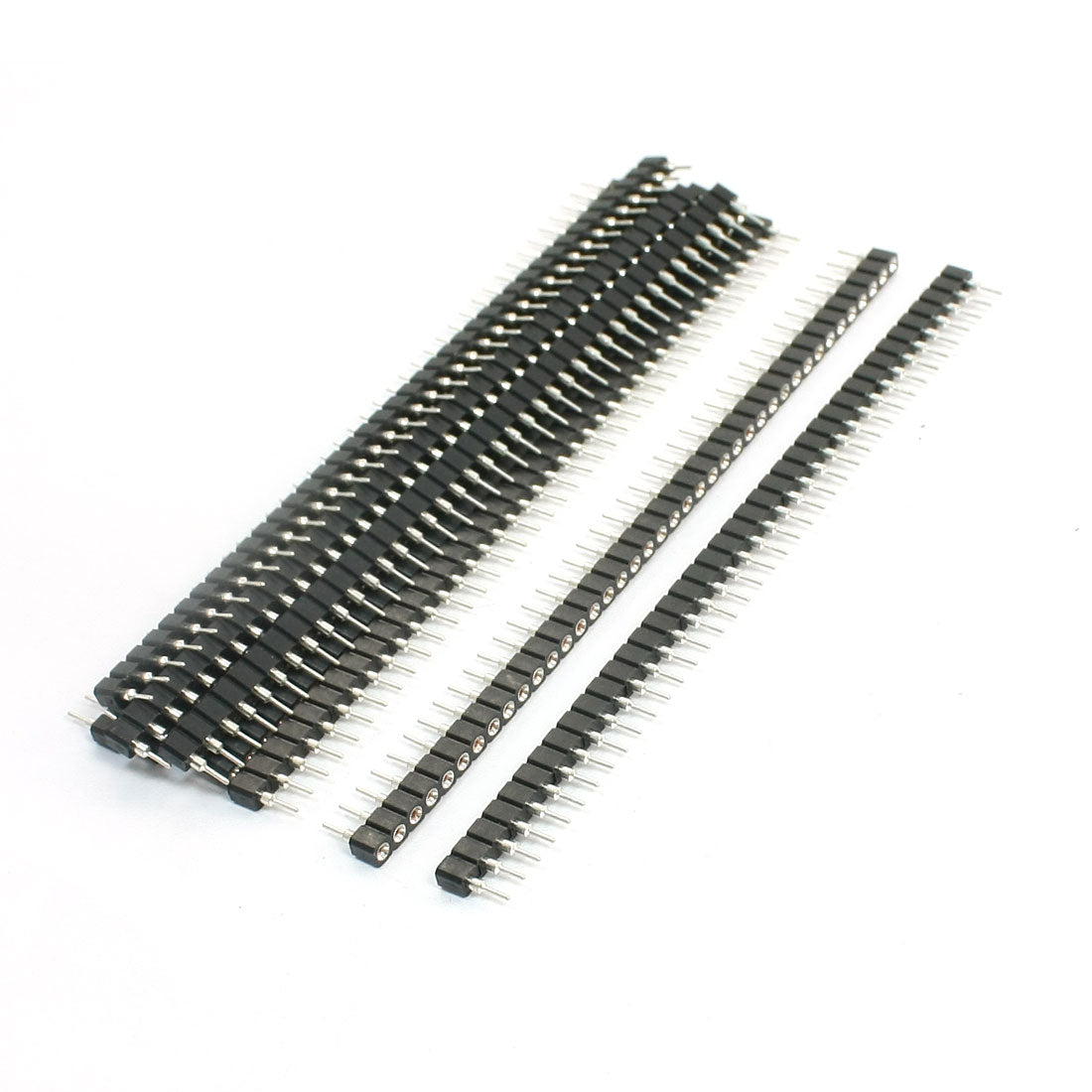 uxcell Uxcell 10pcs 2.54mm Pitch Straight Single Row Female Header Connector 40Pins