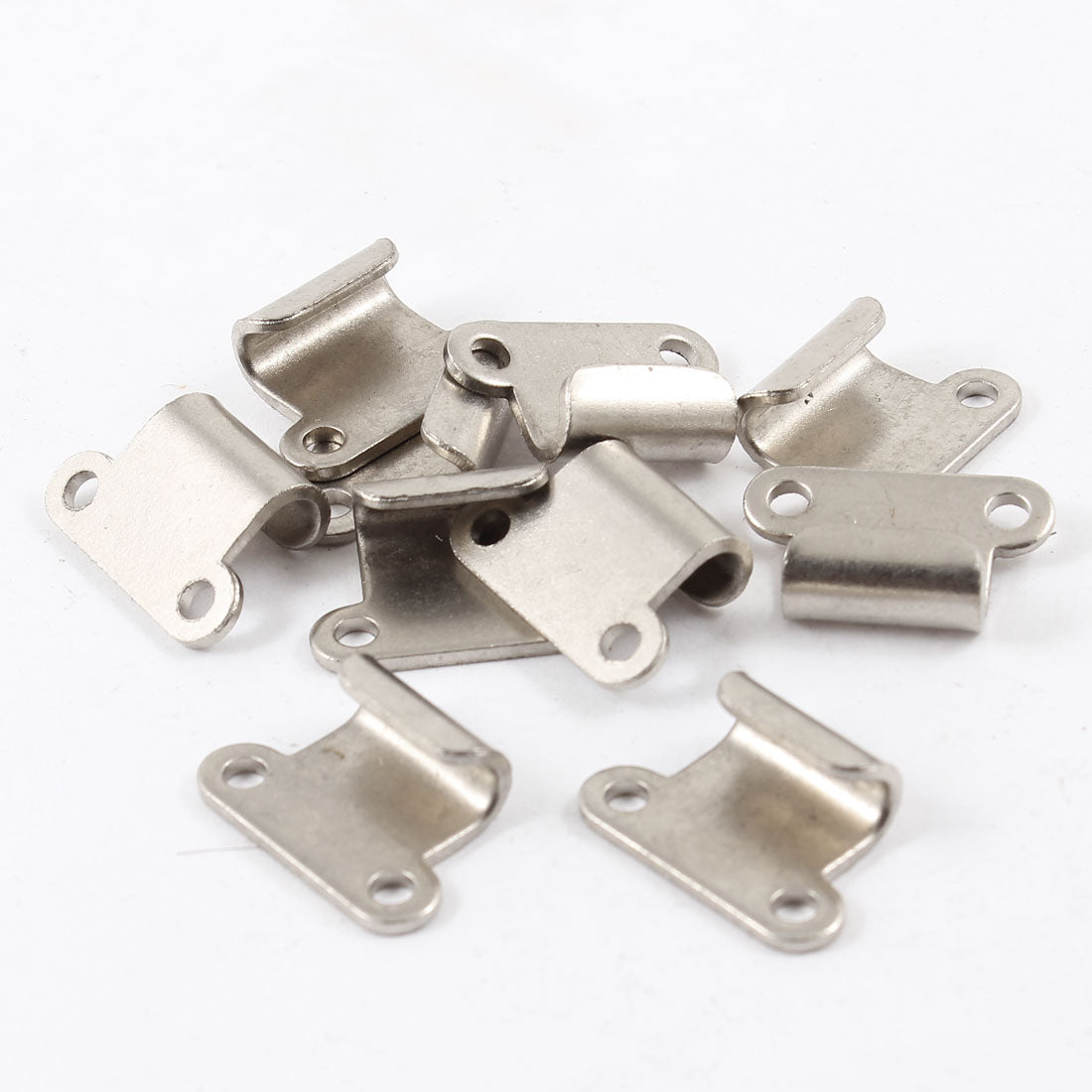 uxcell Uxcell 10 Pcs Metal Strike Plate 2.4cm x 1.5cm for Toggle Draw Latch