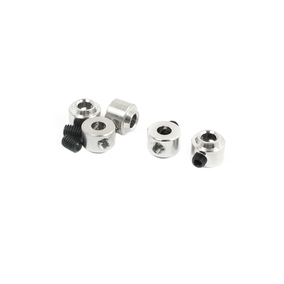 uxcell Uxcell 5Pcs RC Airplane Landing Gear Wheel Stoppers 3.1mm Inner Dia 5.5x7mm
