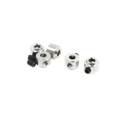 Harfington Uxcell 5Pcs RC Airplane Landing Gear Wheel Stoppers 3.1mm Inner Dia 5.5x7mm