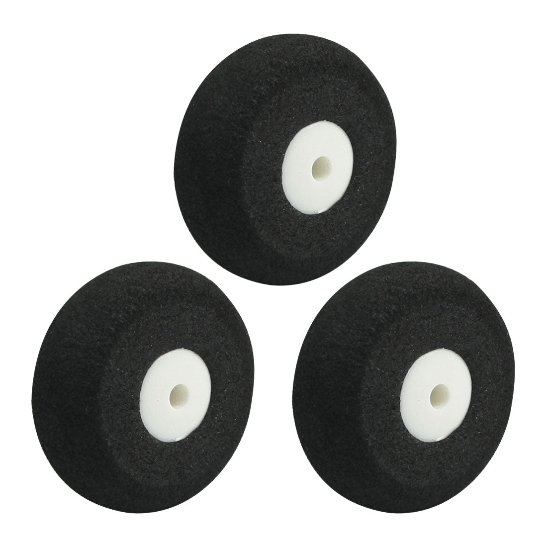 uxcell Uxcell 3pcs RC Model Airplane Super Light Sponge Tire Tail Wheel 25mm 1"