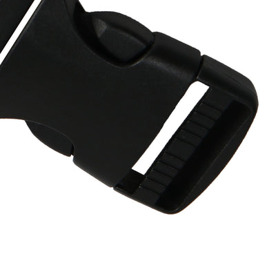Harfington Uxcell 10pcs Black Hard Plastic Side Release Buckle for 3.2cm Width Strap Band