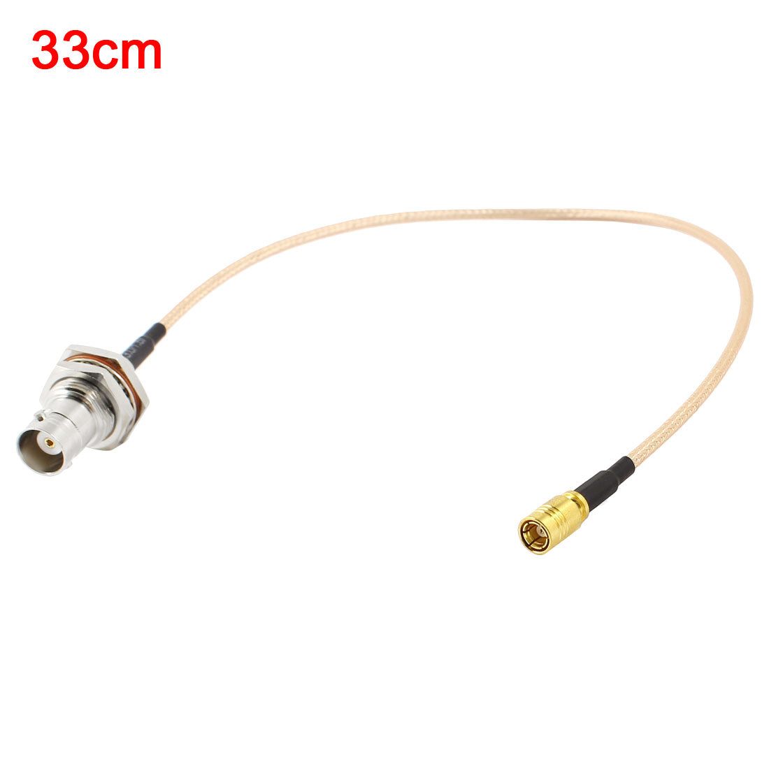 uxcell Uxcell Antenna RF Coaxial SMB Female Jack to BNC Female Pigtail Jumper RG316 Cable 33cm Length