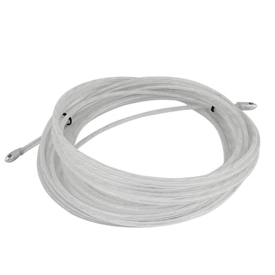 uxcell Uxcell 25Ft 774cm Electrical Wire Threader Cable Running Rods Kit Fish Tape Pulling White