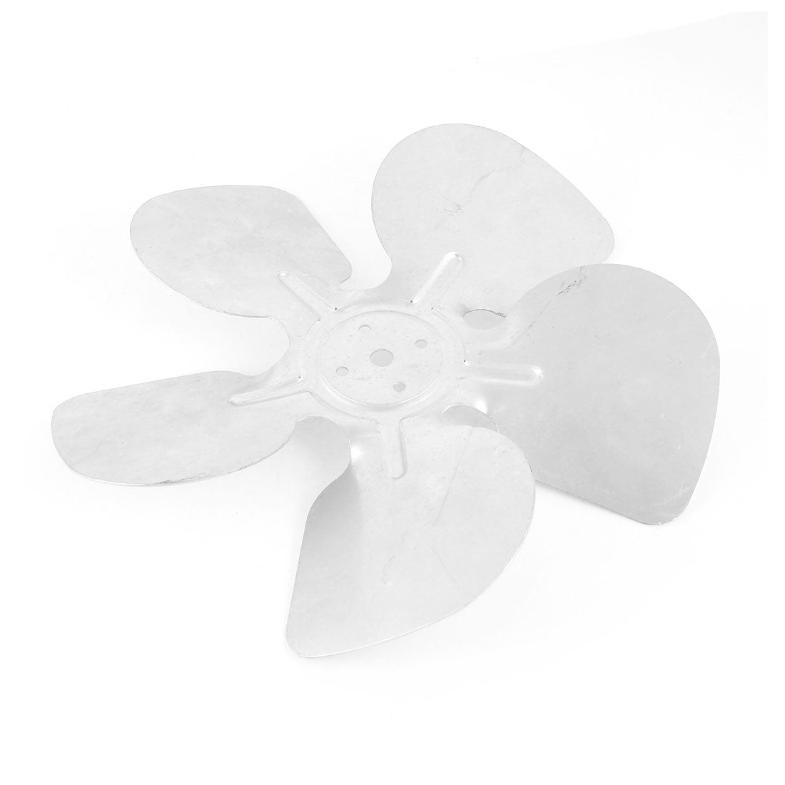 uxcell Uxcell 8" White Shaded Pole Motor Aluminum Hubless Fan Vanes Replacement