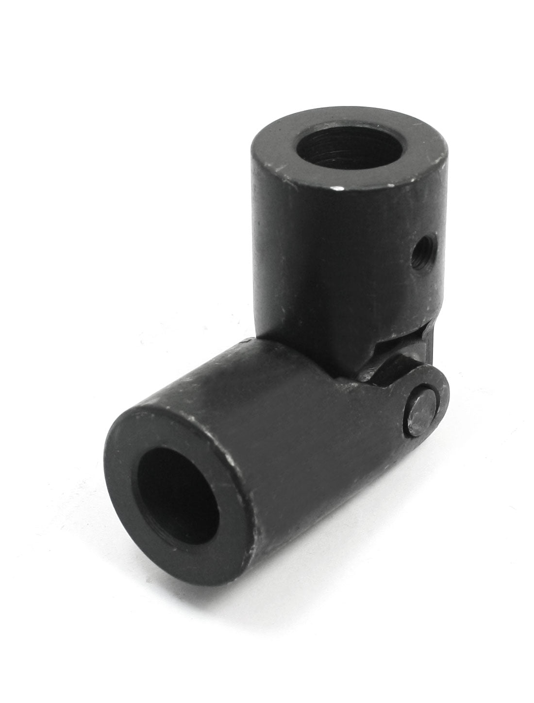 uxcell Uxcell 16mm x 30mm x 85mm Groove Type Rotatable Black Metal Industrial Fittings Universal Joint