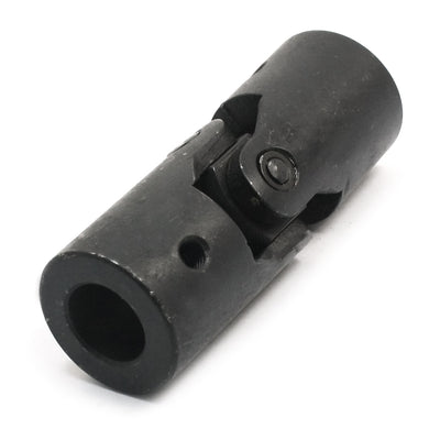 Harfington Uxcell 16mm x 30mm x 85mm Groove Type Rotatable Black Metal Industrial Fittings Universal Joint