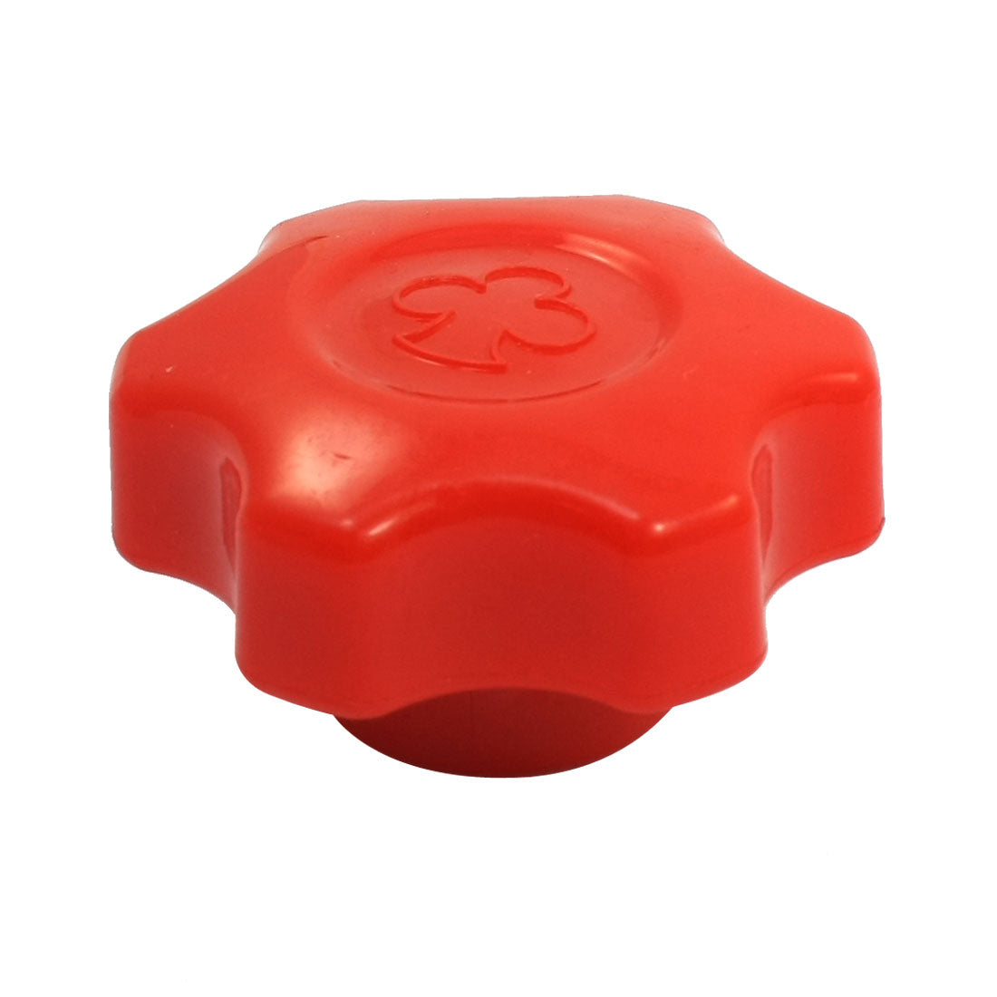 uxcell Uxcell M12 60mm Dia Thread Plastic Six Pointed Star Head Clamping Knob Red