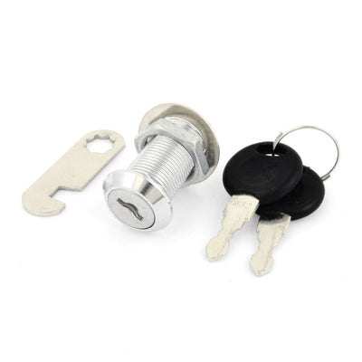 Harfington Uxcell Home Tool Box Cabinet Locking 18mm Dia Thread Cylinder Cam Lock W Keys