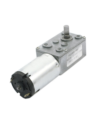 Harfington Uxcell DC 12V Connecting Reduction Ratio 11500RPM/170RPM Rotary Speed Reducer High Torque Worm Geared Box Motor
