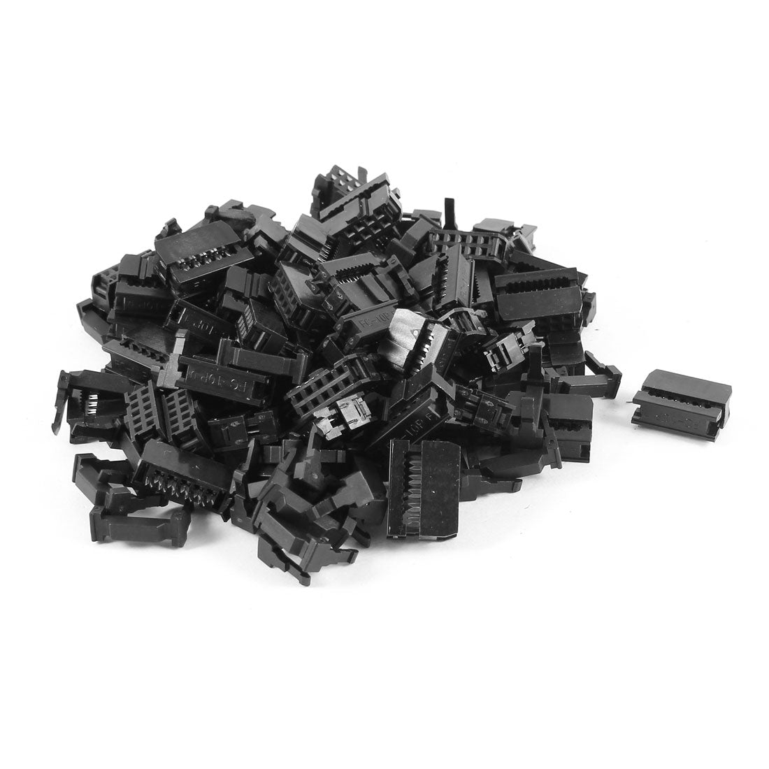 uxcell Uxcell 50 Pcs IDC Connector FC-10P 10Pin Female Header 2.54mm Pitch