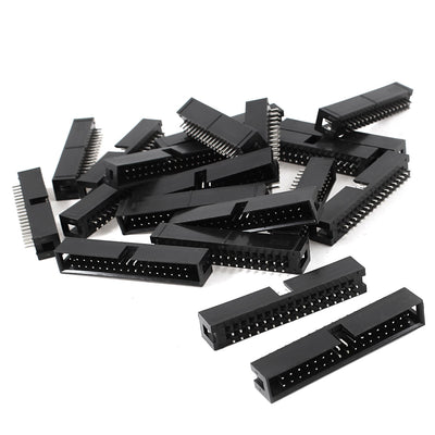 Harfington Uxcell Double Rows 2.54mm Pitch Spacing 34Pins Straight IDC Pin Headers Connector 20pcs