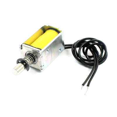 Harfington Uxcell 5V 0.83A 1mm 100g 2mm 50g Push Pull Type Open Frame Spring Plunger DC Solenoid Electromagnet Actuator