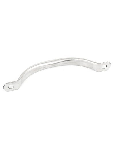 Harfington Uxcell Silver Tone Metal Arched Drawer Closet Door Pull Handle 12cm Long