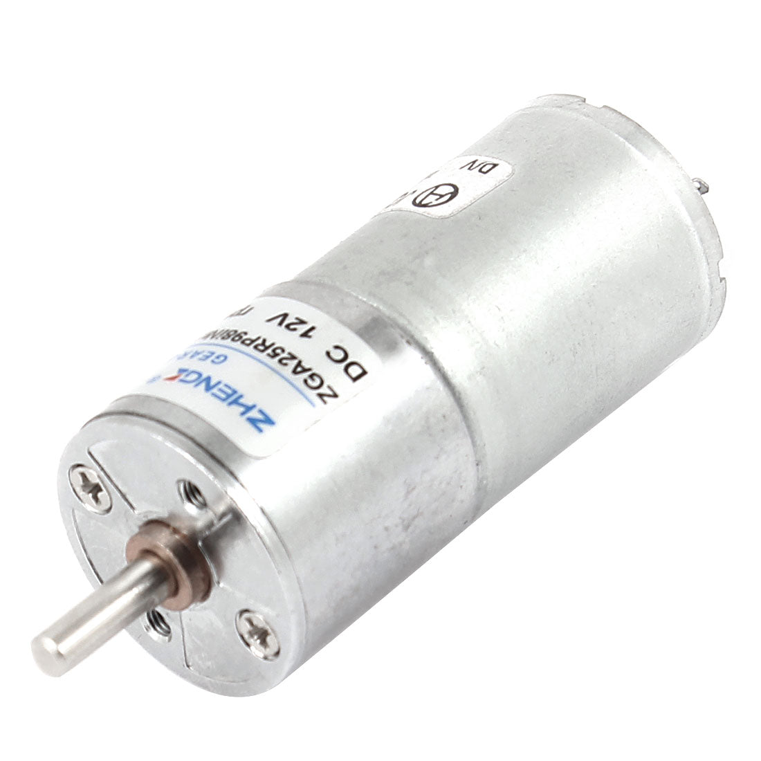 uxcell Uxcell DC 12V 60RPM 4mm Shaft Dia Cylinder Magnetic Electric Geared Box Motor
