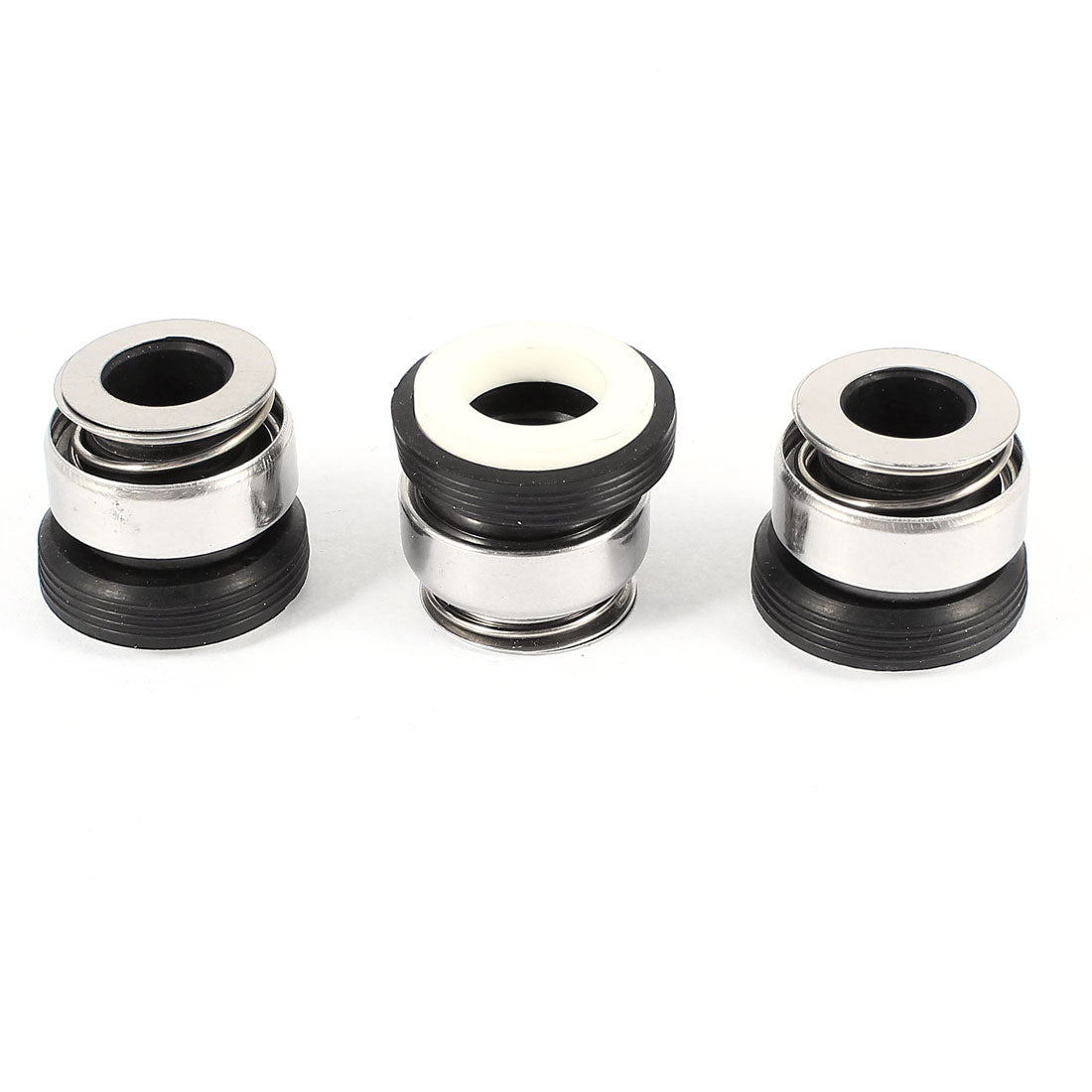 uxcell Uxcell 3PCS Ceramic Ring Single Spring Rubber Bellows Water Pumps Mechanical Seal 12mm Inner Dia