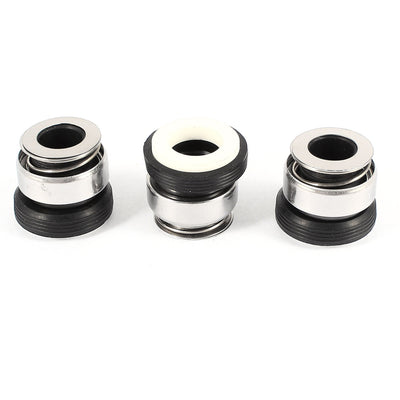 Harfington Uxcell 3PCS Ceramic Ring Single Spring Rubber Bellows Water Pumps Mechanical Seal 12mm Inner Dia