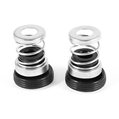 Harfington Uxcell Water Pumps 9mm Ceramic Rotary Ring Inner Dia Single Spring Rubber Bellows Mechanical Seal 2PCS