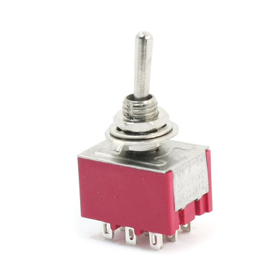 Harfington Uxcell AC125V 5A 250V 2A 3PDT 3 Positions 9Pins Toggle Switch  for Auto Motor