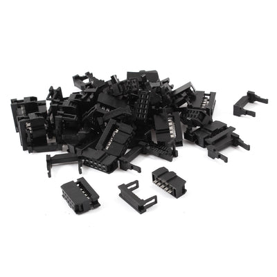 Harfington Uxcell 25 Pcs IDC Cable Connector FC-10P 10Pin Female Header 2.54mm Pitch