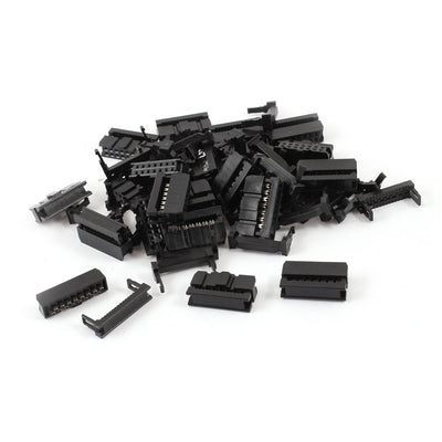 Harfington Uxcell 25 Pcs IDC Cable Connector FC-14P 14Pin Female Header 2.54mm Pitch