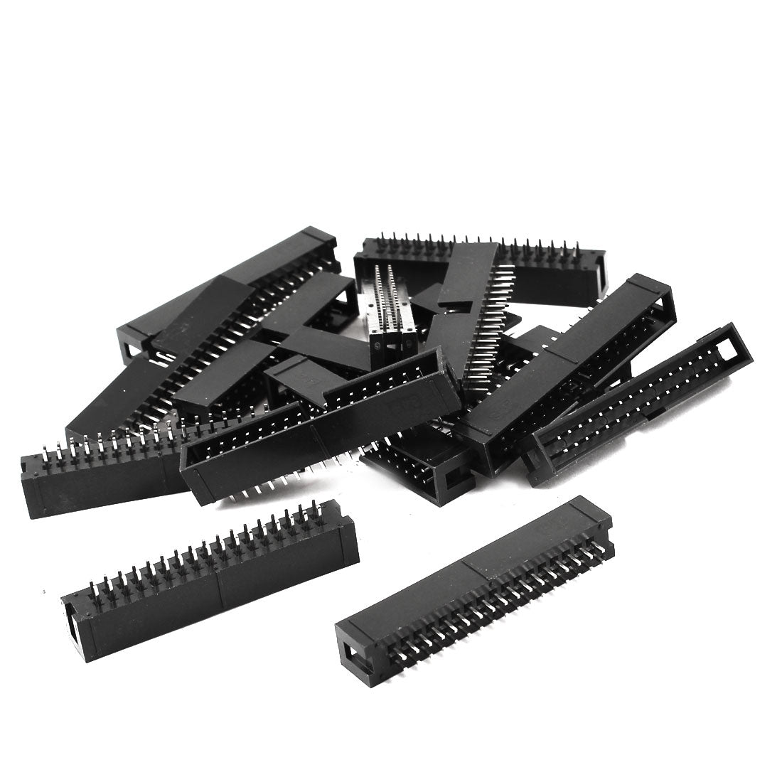 uxcell Uxcell 15Pcs DC3-34P 2x17 Terminals 2.54mm Pitch Straight Connector Pin IDC Box Headers