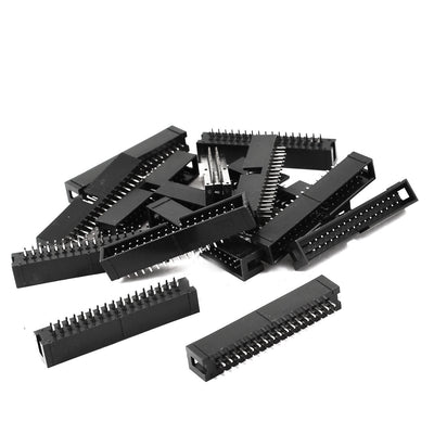 Harfington Uxcell 15Pcs DC3-34P 2x17 Terminals 2.54mm Pitch Straight Connector Pin IDC Box Headers
