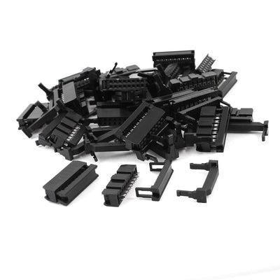 Harfington Uxcell 25 Pcs FC-16P 2x8 Pin Female Header IDC Cable Connector 2.54mm Pitch