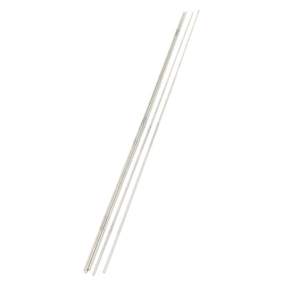 Harfington Uxcell 5Pcs RC Model Parts 450mm x 2mm Stainless Steel Circular Round Rod Bar