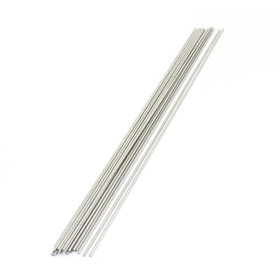 uxcell Uxcell 20PCS 300mm x 2mm Stainless Steel Round Rod Axle Bars for RC